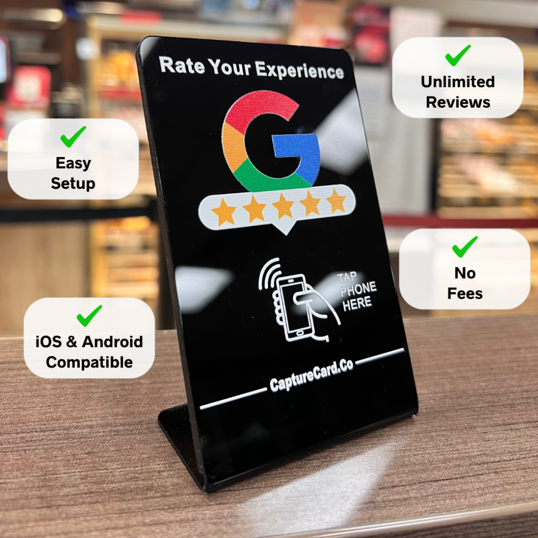 Google Review Stand