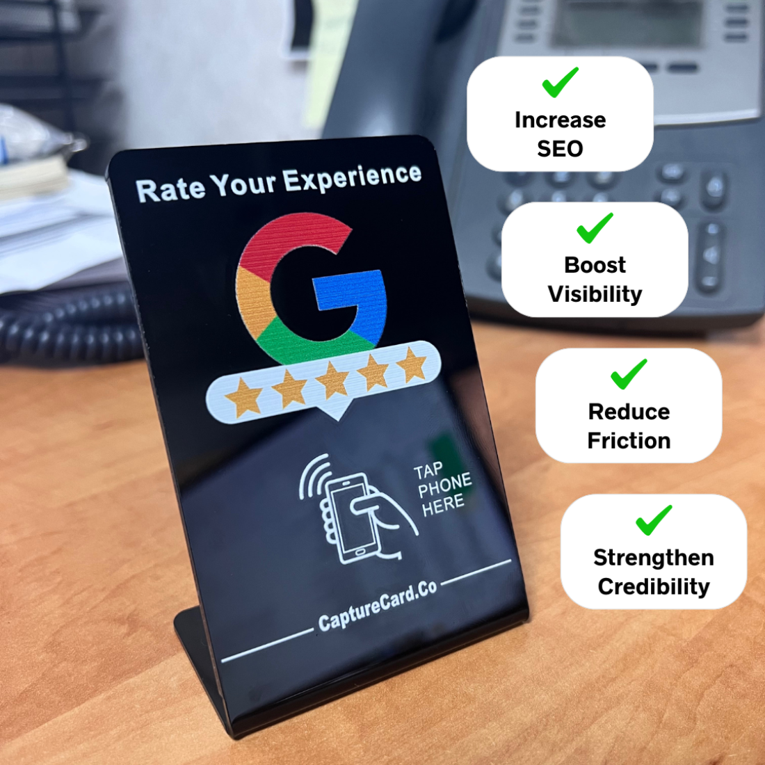 Google Review Stand