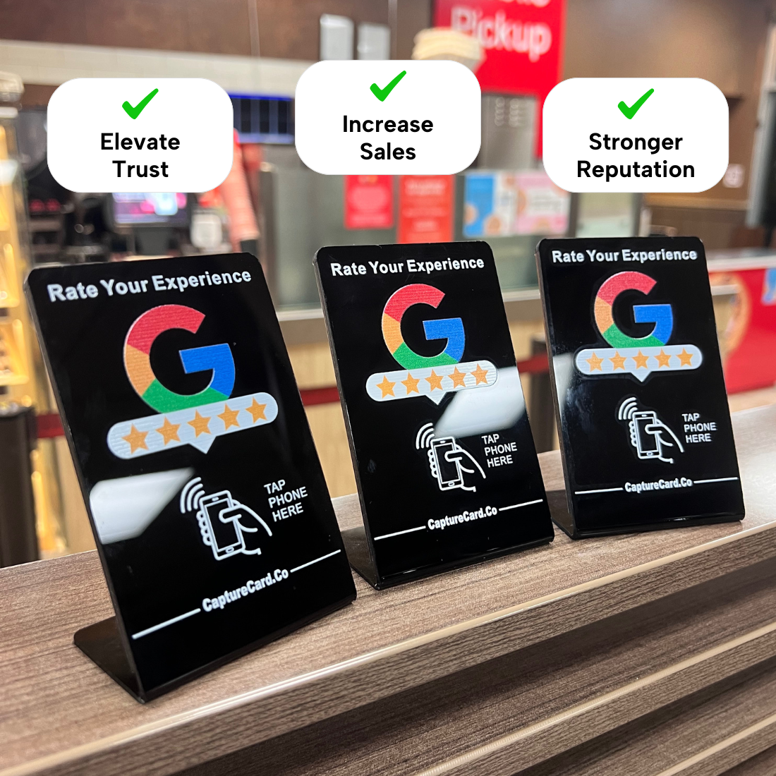 Google Review Stand