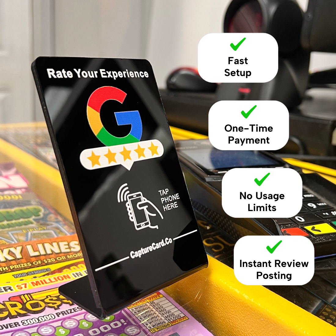 Google Review Stand