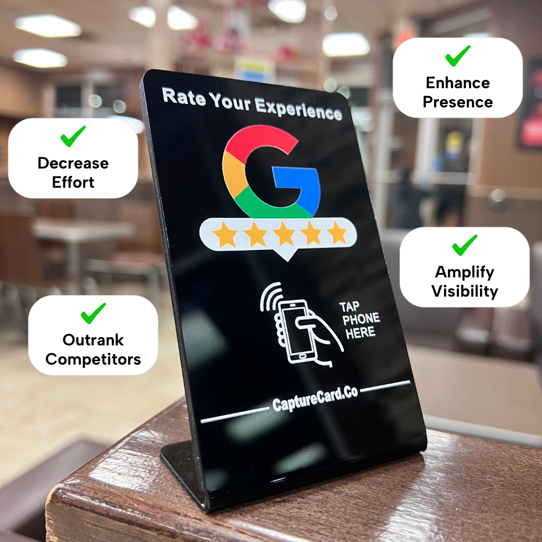 Google Review Stand